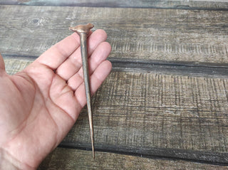 Forged Metal Bird Hairpin: Handmade Iron Hair Accessory