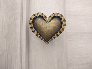 Heart door handle. Barn door handle