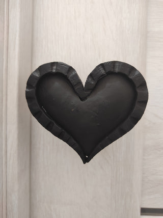 Barn door handle. Heart door handle, metal handle