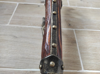 Handmade Forged Iron Wall Sconce Candle Holder: Medieval Torch