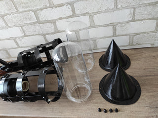 Handmade Medieval Iron Double Torch Outdoor Wall Light