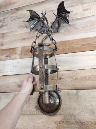 Halloween lamp, wall Light, Dragon lamp, wall lantern, viking decor