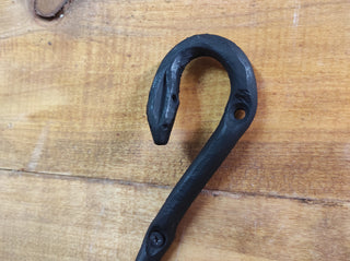 Wrought Iron Snake Toilet Paper Holder: Black Metal Wall Decor