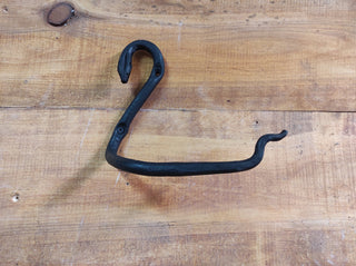 Wrought Iron Snake Toilet Paper Holder: Black Metal Wall Decor