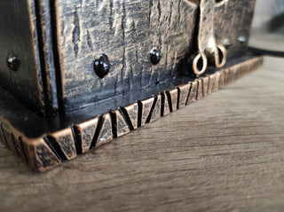 Handmade Wrought Iron Lantern: Medieval Style Table Lamp