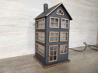 Handmade Wrought Iron Lantern Lamp: Medieval Style Bedside Night Light