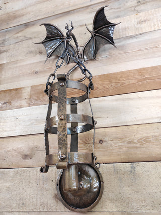 Halloween lamp, wall Light, Dragon lamp, wall lantern, viking decor