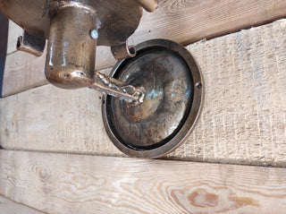 Hand Forged Dragon Wall Lamp: Medieval Viking Decor