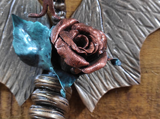 Hand Forged Dragon Door Handle: Wrought Iron Barn Door Decor