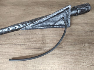 Hand Forged Wrought Iron Viking Sconce Torch - Medieval Wall Lantern
