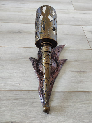 Wall Light, wall lantern, viking sconce torch