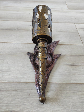 Wall Light, wall lantern, viking sconce torch