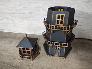 Handmade Wrought Iron Lighthouse Lamp: Bedside Night Light