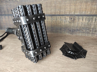 Hand Forged Wrought Iron Viking Hammer: Decorative Iron Gift, Thor hammer