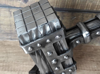 Hand Forged Wrought Iron Viking Hammer: Decorative Thor Hammer