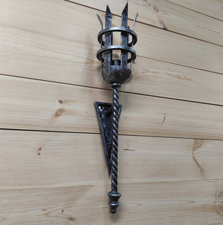 Wall sconce torch, Viking sconce torch, Medieval sconce torch, Viking lantern, Wall lantern, Wrought iron sconces, Medieval lantern