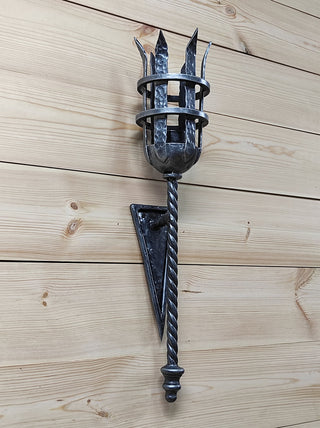 Wall sconce torch, Viking sconce torch, Medieval sconce torch, Viking lantern, Wall lantern, Wrought iron sconces, Medieval lantern