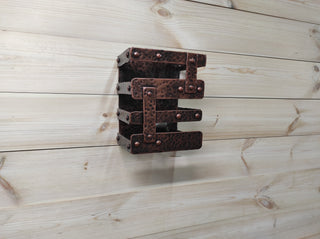 Handmade Wrought Iron Wall Lamp: Viking Decor Lantern