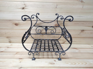 Firewood storage basket, Firewood rack, Firewood basket, Metal basket for firewood, Fireplace basket, Storage basket, Wrought iron baskets