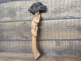 Handmade Hammer, gift hammer, decorative hammer, metal hammer, wolf hammer