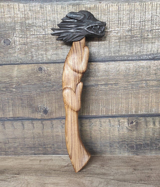 Handmade Hammer, gift hammer, decorative hammer, metal hammer, wolf hammer