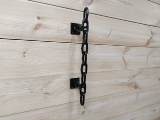 Handmade Forged Steel Chain Barn Door Handle: Metal Door Pull