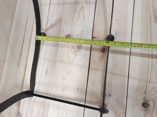 Heart Firewood Rack: Handmade Wrought Iron Log Holder