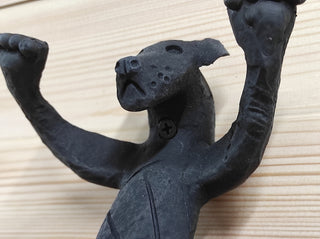 Hand Forged Dog Door Handle: Metal Barn Door Hardware