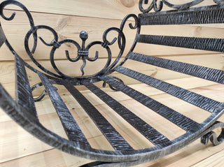 Hand Forged Firewood Basket: Wrought Iron Log Holder