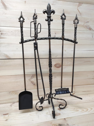 Forged fireplace tools set, Fireplace poker, Fireplace Tongs, Shovel, Broom, Hand Forged, Fireplace Gift, Fireplace Tool, Fire Poker