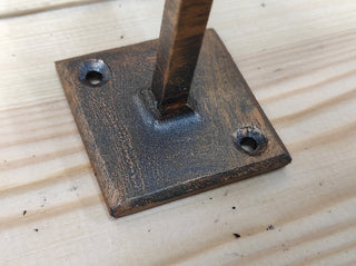 Hand Forged Iron Castle Door Handle: Medieval Barn Decor