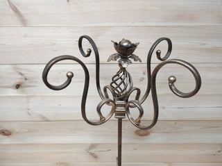 Hand Forged Fireplace Tools Set: Poker, Tongs, Shovel, Broom