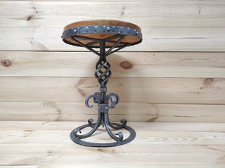 Forged stool, bedside table, coffee table, plant stand