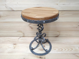 Forged stool, bedside table, coffee table, plant stand