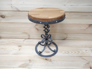 Forged stool, bedside table, coffee table, plant stand