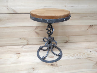 Forged stool, bedside table, coffee table, plant stand