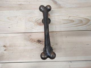 Hand Forged Dog Bone Door Handle: Metal Barn Door Hardware