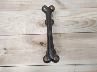 Door handle dog bone, barn door handle, door handle, metal handle, hand forged handle