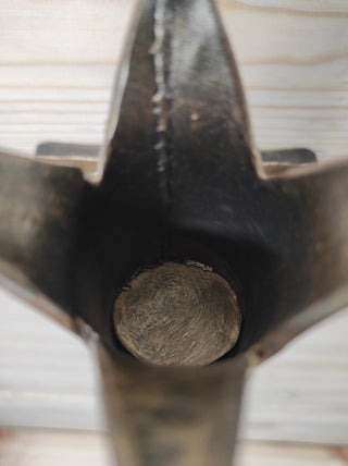 Handmade Forged Iron Candle Holder: Medieval Wall Sconce