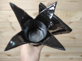 Handmade Forged Iron Wall Sconce Candle Holder: Medieval Torch