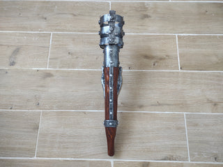 Handmade Iron Wall Sconce Candle Holder: Medieval Torch Style