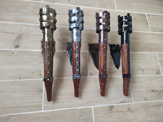 Handmade Iron Wall Sconce Candle Holder: Medieval Torch Style