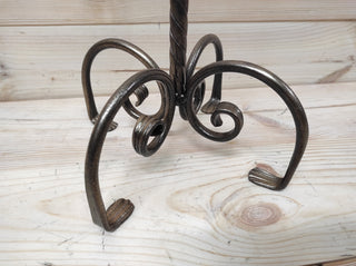 Forged fireplace tools set, fireplace poker, fireplace tongs, shovel, broom, floor stand, hand forged, fireplace gift