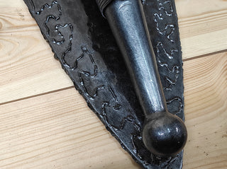 Hand Forged Viking Sconce Torch: Medieval Wall Light