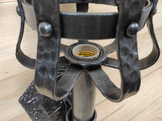 Hand Forged Viking Sconce Torch: Medieval Wall Light