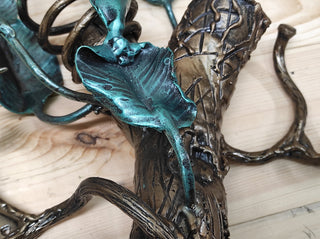 Handmade Forged Fish Wall Sconce: Sea Night Light