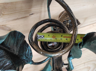 Handmade Forged Fish Wall Sconce: Sea Night Light