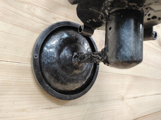 Hand Forged Dragon Wall Lamp: Medieval Viking Decor