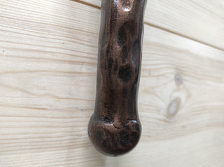 Hand Forged Wrought Iron Wall Sconce: Viking Medieval Torch
