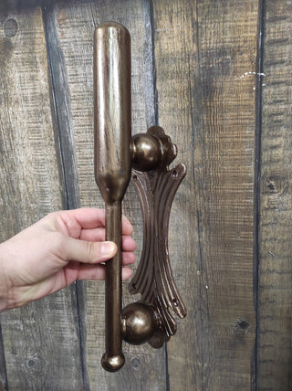 Hand Forged Iron Door Handle: Rustic Barn Door Decor